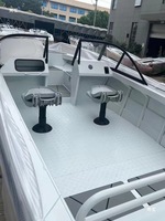 Bateau de pêche et de tourisme à grande vitesse ZM Sport en alliage d'aluminium 7,6 m avec moteur in-bord, 4/6/8 places, Chine