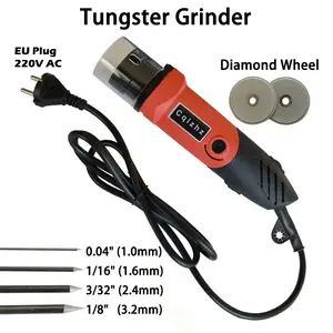 Amoladora afiladora de electrodos de tungsteno para soldadura TIG, herramienta amoladora de tungsteno de 280W 20 segundos para 1 varilla de tungsteno, 1,0-4,0mm