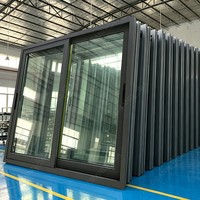 Fenêtres coulissantes à persiennes modernes en alliage d'aluminium de haute qualité pour maison, villa, balcon, écoénergétiques, insonorisées et isolantes thermiquement