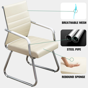 Chaise <span class=keywords><strong>de</strong></span> <span class=keywords><strong>bureau</strong></span> en cuir <span class=keywords><strong>blanc</strong></span> ergonomique moderne pour femme, prix <span class=keywords><strong>de</strong></span> gros bas - Product Image 4