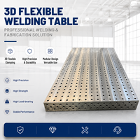 Tables de soudage industrielles directes d'usine, poste de travail de soudage flexible 3D nitruré pour charges lourdes