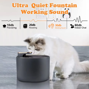 <span class=keywords><strong>Fontaine</strong></span> à eau intelligente pour animaux de compagnie OEM <span class=keywords><strong>3L</strong></span>, distributeur d'eau automatique, circulation automatique, filtration puissante, <span class=keywords><strong>fontaine</strong></span> à eau pour chat ultra silencieuse - Product Image 3