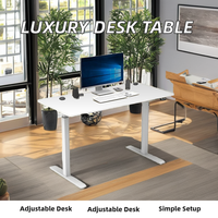 Bureau Debout Ergonomique à Moteur Unique, Table Basse de Luxe Unique Style Milieu de Siècle, Moderne Nordique, Luxe, Assemblage Facile, Acier pour la Maison