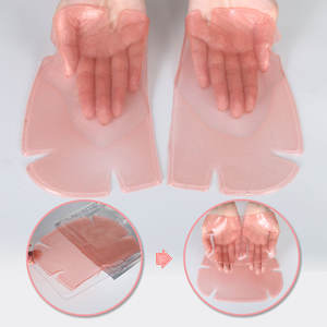 Máscara de realce y estiramiento de glúteos para mujer, mascarilla transparente de colágeno dorado y rosa - Product Image 4