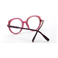 Top Qualité Lamination Acétate Optique Cadre De Luxe Coloré Lunettes Cadre Pour Femmes Hommes