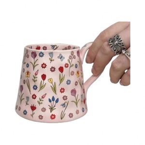 Mug en céramique élégant, motif Fleur de Rêve Rose pour Fille, Tasse à café et petit-déjeuner avec boîte cadeau pour offrir - Product Image 5