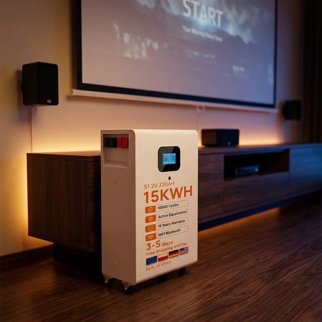 Mimkhc BMS JK-PB2A16S20P 16S 51.2V LiFePO4 Battery 314Ah EU Stock Home Energy Storage Uninterruptible Power Supply