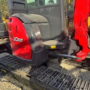 Mini-excavatrice Yanmar ViO55 d'occasion, prête à l'emploi, 5 tonnes, compacte, pour travaux d'aménagement paysager municipal. - Product Image 5