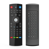 Control Remoto Universal MX3 Air Mouse 2.4G con Teclado Inalámbrico, Batería AAA, RCT083, Plástico ABS y Silicona para TV Box