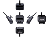 Caméra embarquée 4G ADAS DMS à double objectif 2CH LCD02 avec surveillance du conducteur par IA, GPS, WiFi, bouton SOS, enregistreur vidéo RS232 pour véhicules de flotte