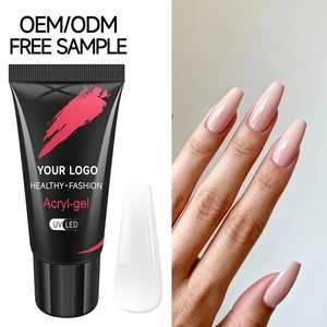 Gel acrylique haute résistance sans HEMA ni TPO, gel de modelage stable pour une extension d'ongles magnifique, production OEM en gros volume - Product Image 1
