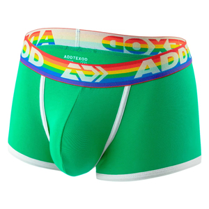 Calzoncillos bóxer multicolores con cinturón de arcoíris, ropa interior transpirable para hombre, bóxer para todas las estaciones - Product Image 1