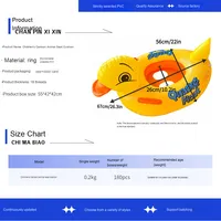 Siège d'anneau de natation de sécurité en PVC pour enfants 17 motifs d'animaux pour bébés de 0 à 5 ans