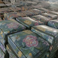 Couvre-lits Patchwork Américains 100% Coton avec Fleurs, Couverture Imprimée Cachemire Faite à la Main, Ensemble Drap de Lit et Taies d'Oreiller en Coton