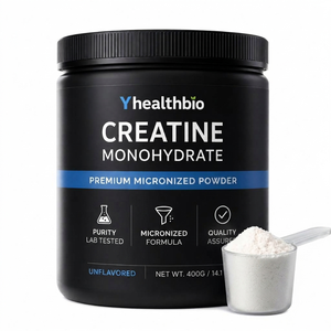 Créatine monohydrate en poudre de qualité alimentaire, pureté 99,9 %, micronisée 200 mesh, CAS 6020-87-7, nutrition sportive pour la force musculaire - Product Image 1