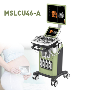 Alta calidad 19 pulgadas pantalla LED 3D 4d máquina de ultrasonido carro color doppler sistema para veterinario - Product Image 2