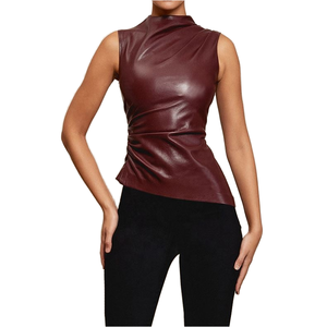 Top Corto sin Mangas para Mujer, Estilo Sexy y Urbano, para Fiesta, Tejido de Punto, Transpirable, de Secado Rápido, con Espalda Descubierta - Product Image 2