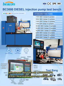 מגדלור jinan bc3000 12 צילינדרים משאבת דלק הזרקת מבחן דיזל ספסל משאבת דיזל - Product Image 6