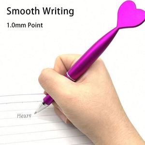 Highlighter Pen Heart Shape Transparent Color 6 Cute Kawaii <b>Bear</b> for Kids Colorful Office Student Marker - Product Image 3