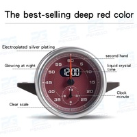 Untuk Panamera 970 Car Fitment Watch Cover Dashboard Stopwatch Jam Merah Timer Modifikasi Interior Otomatis