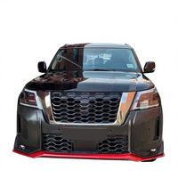 Kit de carrocería ancha pintado modelo NISMO con parachoques, parrilla y capó para Nissan Patrol Y62 2020-2024, guardabarros, estribos laterales y kit de carrocería Facelift