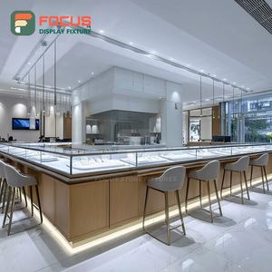 Sistema de Exhibición de Joyería Personalizado, Panel de Vidrio Templado, Mostrador de Joyería para Centro Comercial - Product Image 6