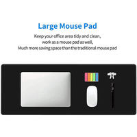 Nouvelle Tendance du Fabricant : Grand Tapis de Souris Personnalisé Noir 40*90, Tapis de Souris Vierge en Caoutchouc pour Gaming, Anti-Rayures, Style Dessin Animé