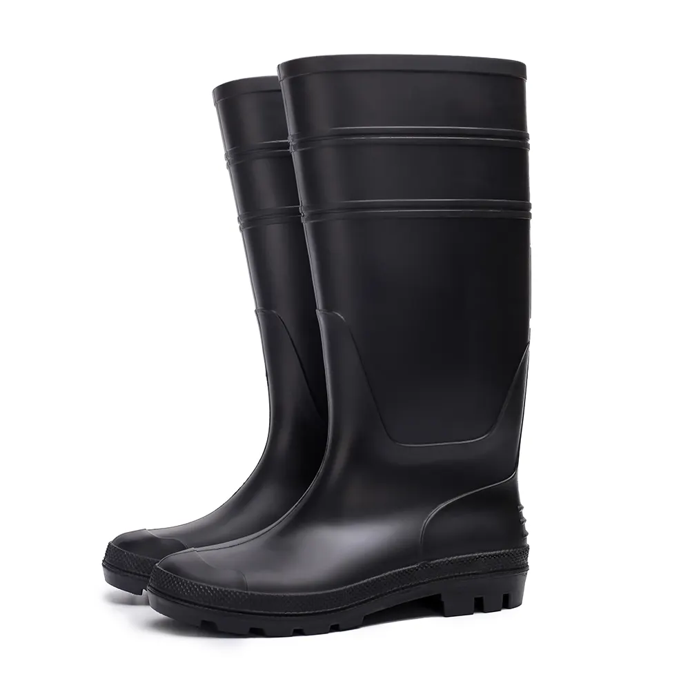 Bottes de pluie en caoutchouc Pvc pour homme, unisexe, blanc, jaune, unisexe, sur mesure, pour le travail, en acier