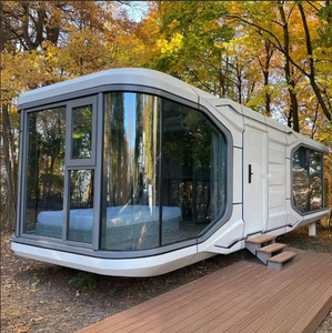 Casa Mobile di Lusso Moderna a Forma di Capsula Spaziale per Esterni, Casa su Ruote, Resort Hotel, <span class=keywords><strong>Bungalow</strong></span> Mobile - Product Image 1
