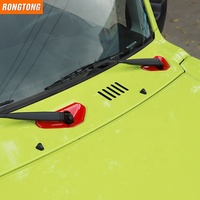 Accessoires extérieurs pour pare-brise de voiture, autocollants de garniture de base de lèche-glace pour Suzuki Jimny 2019+