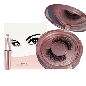 סיטונאי 3d טבעי ריסים מגנטיות טבעי לא דבק סט ספקים סט - Product Image 6