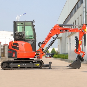 Miniexcavadora Profesional Huayee de 3.5 Toneladas con Envío Gratuito, Certificación CE EPA 5, Motor de Orugas, Excavadora de 1.2 Toneladas, Máquina Agrícola China Fácil de Usar - Product Image 5