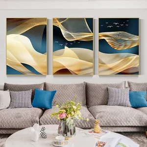 Modern simplicity modular pictures canvas living room decoration wall art painting modern abstract