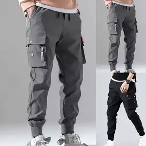 <span class=keywords><strong>Pantaloni</strong></span> <span class=keywords><strong>Cargo</strong></span> Estivi Leggeri da <span class=keywords><strong>Uomo</strong></span> di Tendenza Gamba Larga Versatile Vestibilità Comoda Multitasche Taglie Forti Casual - Product Image 2