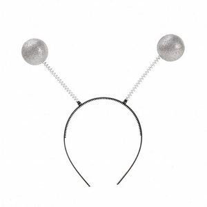 Diadema de alienígena con antenas marcianas, accesorios de disfraz espacial, diadema con bolas brillantes para fiesta - Product Image 2