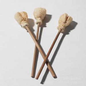 Cepillos de lufa al por mayor, accesorios para la ceremonia del té, artículos de cocina, cepillos de limpieza, productos de bambú - dropshipping - Product Image 1