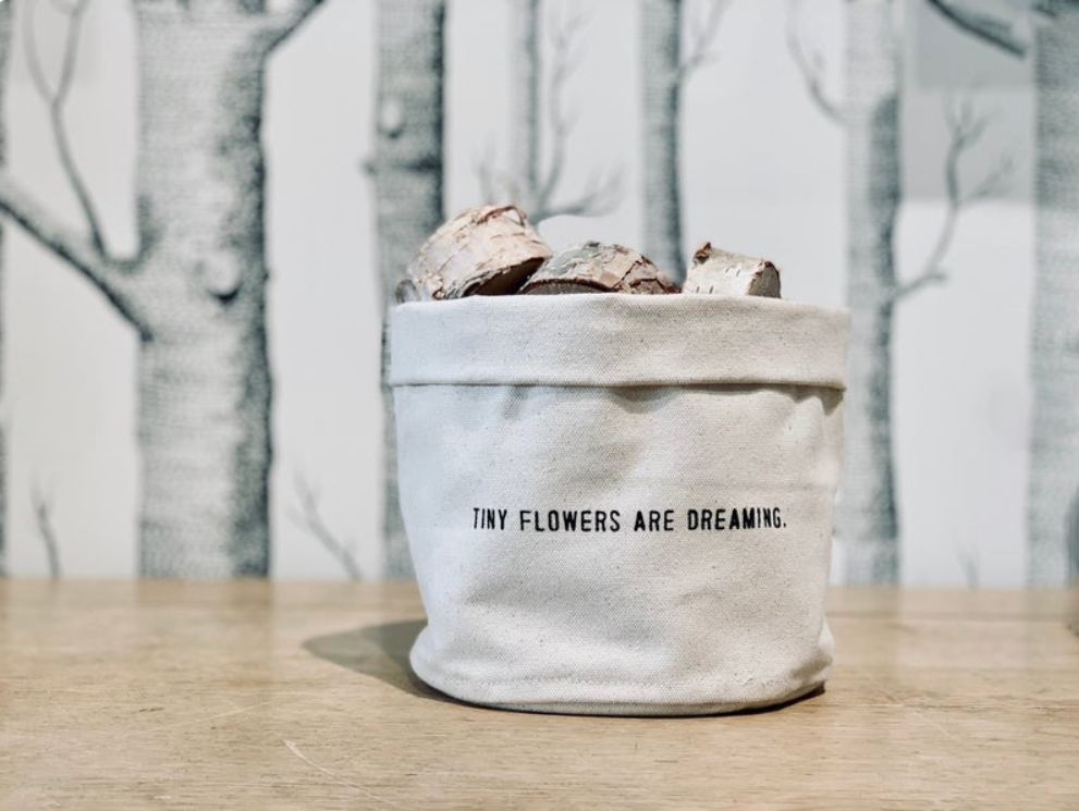 Canvas Pot Plant Cover Garden Accessory Home Decor