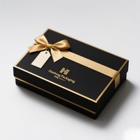 Emballage de boîtes à truffes personnalisées pour boîte à dessert au chocolat faite à la main avec adsorption magnétique boîte de chocolat vide