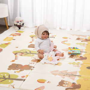 Tapis de jeu pliable <span class=keywords><strong>pour</strong></span> bébés et enfants IVY, doux, coloré, antidérapant, éducatif, écologique, XPE, 1,5 cm d'épaisseur - Product Image 4