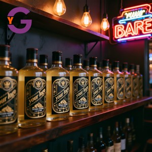 Etiquetas Personalizadas para Botellas <span class=keywords><strong>de</strong></span> Vino Tinto, Impresión <span class=keywords><strong>de</strong></span> Etiquetas Redondas, Vinilo Impermeable para <span class=keywords><strong>Whisky</strong></span> y Vodka, Logotipo Personalizado - Product Image 6