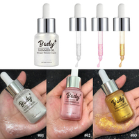 Huile Corporelle Scintillante MLM OEM pour une Peau Éclatante et Lumineuse, Idéale pour les Soirées, Spectacles de Danse, Effet Longue Durée et Glamour