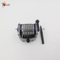 Machine à numéroter rotative GTO MO Roland de haute qualité, type droit/inversé, 4-7 3/16, caractères gothiques sans ressort