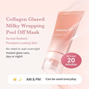 Medicube al por mayor: Crema coreana para el cuidado de la piel con colágeno para un brillo radiante y tono uniforme, mascarilla de día revitalizante. |   Mascarilla Facial Peel-Off Tamaño Viaje - Product Image 2