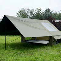 Tienda de Campaña Inflable de Lujo para Glamping, Lona Impermeable con Protección UV, Fácil de Instalar, para Aventuras Familiares y Venta al por Mayor