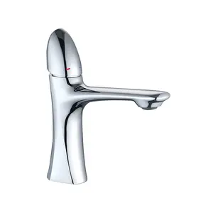 High End Chrome Finish Bathroom Taps Basin Mixer Solid Brass Sink Faucets for Apartment Bathroom with Cheap Price