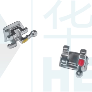 अमेरिकी ऑर्थोडॉन्टिक्स डेंटल ब्रैकेट ऑर्थोडोन्टिक्स स्टेनलेस स्टील के ब्रेक्स धातु और स्टील से बने - Product Image 4