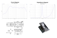 Accessoires pour haut-parleurs professionnels à gamme complète, unité de pilote audio 6 ohms 10-30W haute performance pour appareils électroniques et amplificateurs