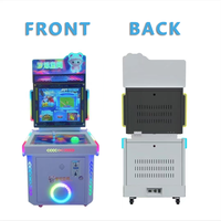 Machine de jeu simulateur de pêche et de course pour enfants à monnayeur, construction métallique, prise en charge japonais et anglais, pour mini-parcs d'attractions