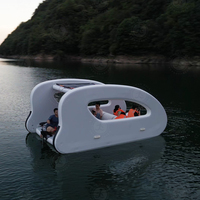 Prix d'usine, catamaran populaire, ponton de croisière, bateau portable, bateau gonflable pliable, bateau électrique pour jeux aquatiques
