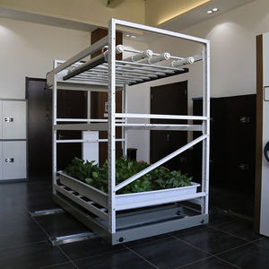 <strong>Greenhouse</strong> Agricultural Ebb Flow Vertical Hydroponic <strong>Racking</strong> for Farming with LED Light - Product Image 6